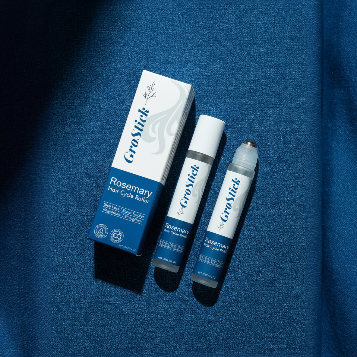 Hairly’s The GroStick: All Natural Hair Growth Roller