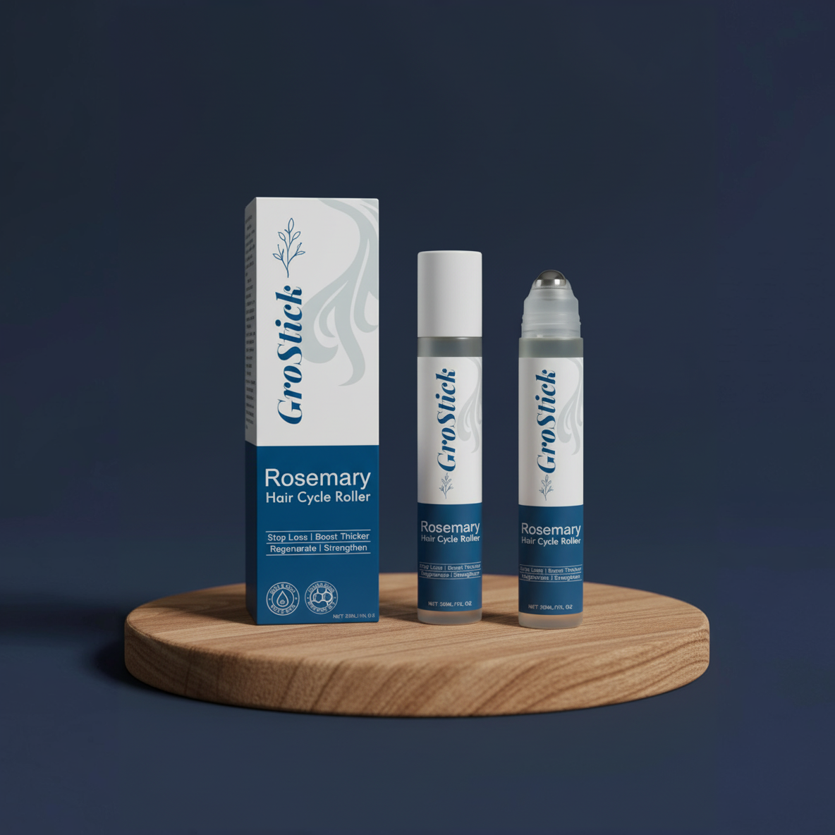 Hairly’s The GroStick: All Natural Hair Growth Roller